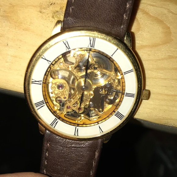 【稼働】Jean d'Eve スケルトン 手巻き ヴィンテージ ローマン jean de' eve | Accessories | Jean De Eve Skeleton Watch | Poshmark